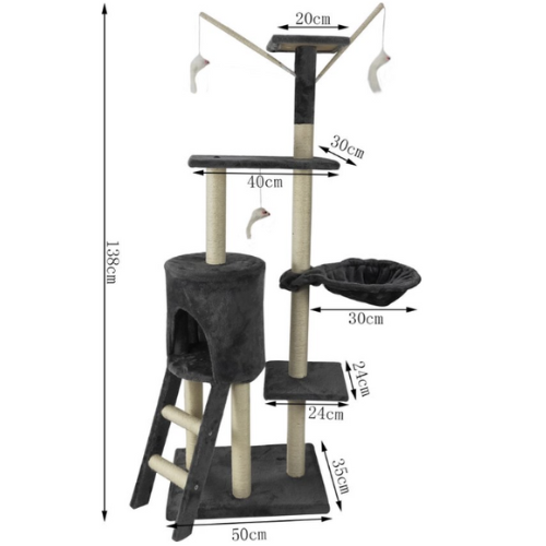 Kattenkrabpaal - krabpaal - kattenboom - speelboom - speelmeubel