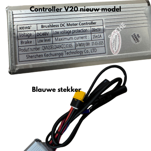 Controller QMWHEEL V20 nieuwste met ZWARTE MOTORKABEL