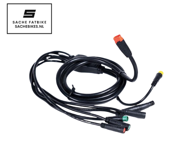 Kabelboom Ouxi Fatbikes oranje stekker koplamp  - Main Wire