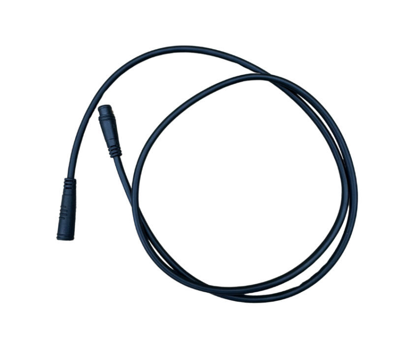 Achterlicht kabel 1 meter fatbike Qmwheel V20, V20 Pro - verlengkabel achterzitje- 6 pins