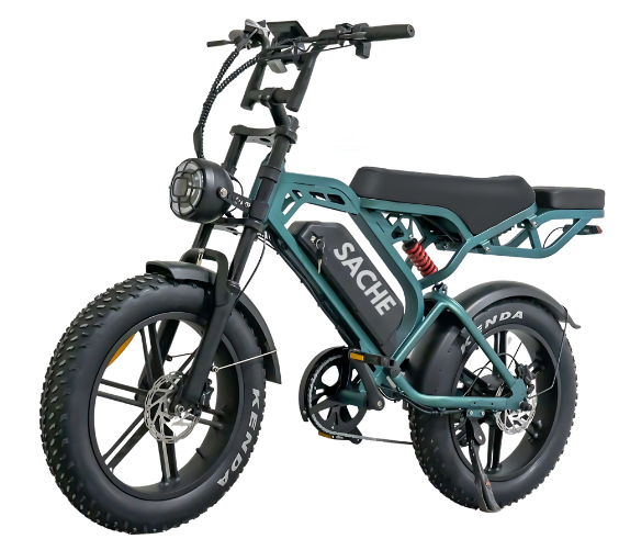 Qmwheel V20 Fatbike Green Pro Limited Edition - Groen - zonder voorrek