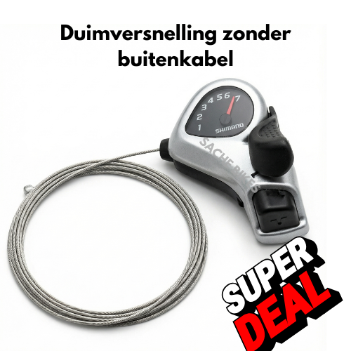 DUIMVERSNELLING zonder buitenkabel