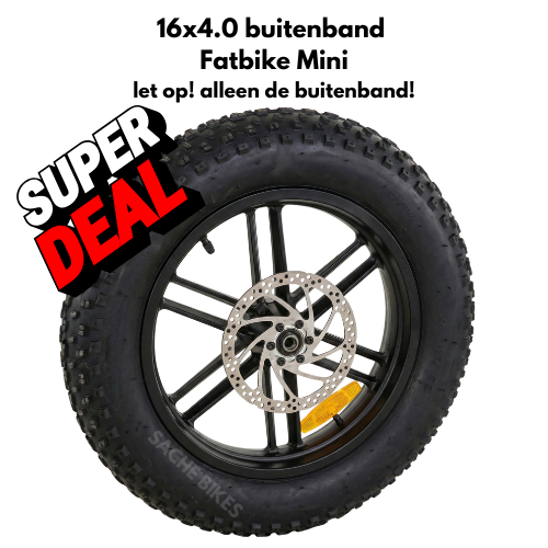 Buitenband 16x4.0 16-4.0 mini fatbike - ouxi mini - QMWHEEL mini