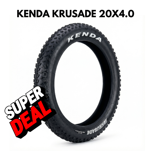 Kenda Buitenband 20x4 zwart - Fatbike Kenda 20x4.0 Outer Tire