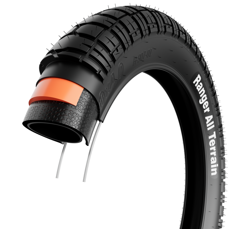 20x4-Havena Ranger Fatbike Band 20x4.0 – Stevige Kwaliteit met Anti-Lek Laag, Voor Elke Weersomstandigheid