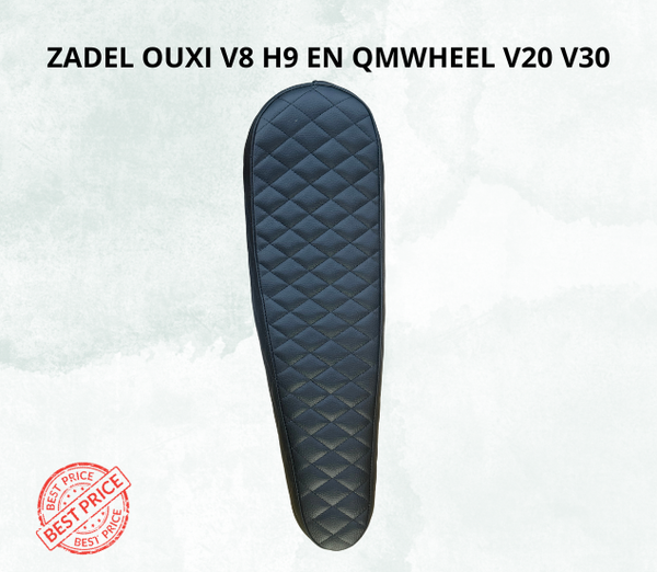 Zadel Fatbike Ouxi V8 C80 H9 - Qmwheel V20 V30 - fatbike zadel Deluxe Volledig geruite