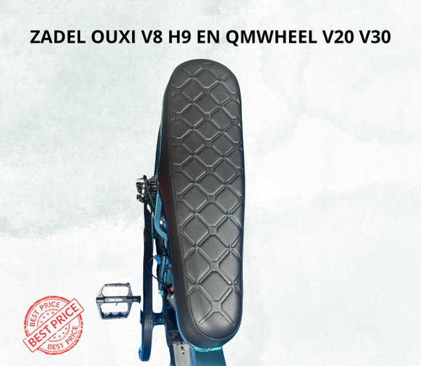 Zadel Fatbike Ouxi V8 C80 H9 - Qmwheel V20 V30 - fatbike zadel Deluxe geruit