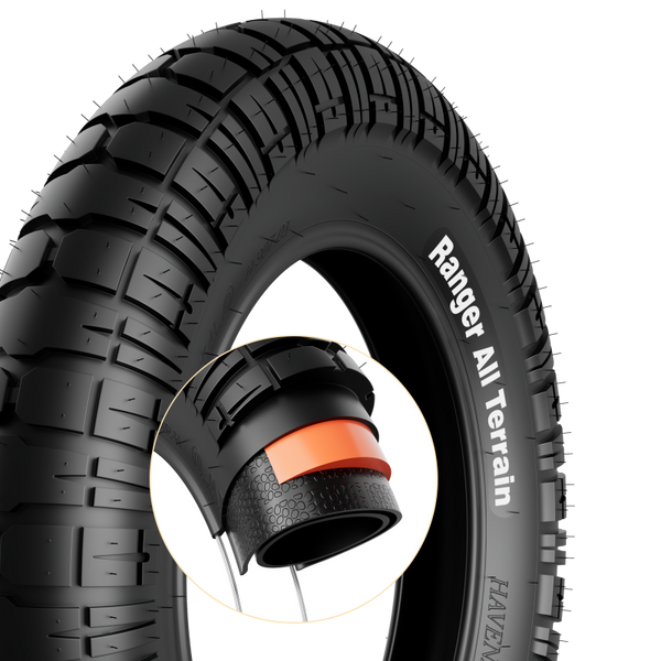 16x4-Havena Ranger Fatbike Band 16x4.0 – Stevige Allround Band met Anti-Lek Laag, Voor Elk Weer