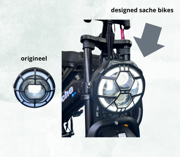 Koplamp Ouxi Designed Sache Bikes - V8 H9 Ouxi - Headlight - Past op Ouxi Editie 1