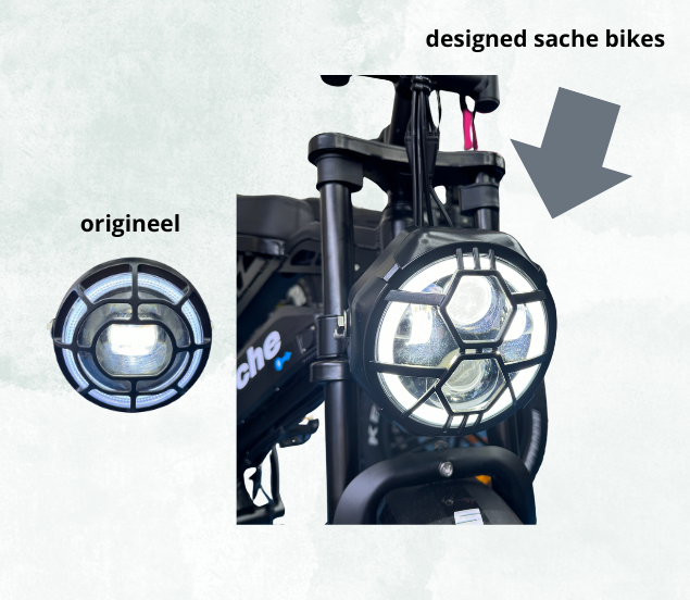 Koplamp Ouxi Designed Sache Bikes - V8 H9 Ouxi - Headlight - Past op Ouxi Editie 1
