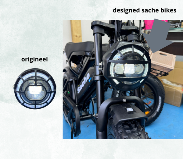 Koplamp Ouxi Designed Sache Bikes - V8 H9 Ouxi - Headlight - Past op Ouxi Editie 2