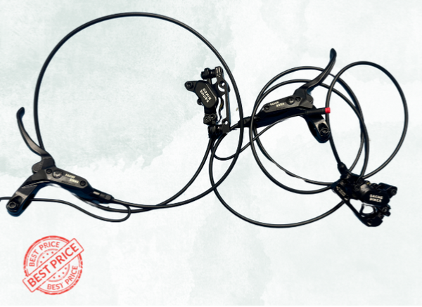 Sache Hydraulisch remsysteem 4 zuigers! compleet voor en achter Fatbike
