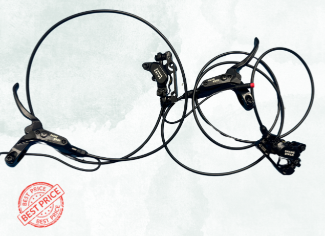 Sache Hydraulisch remsysteem 4 zuigers! compleet voor en achter Fatbike