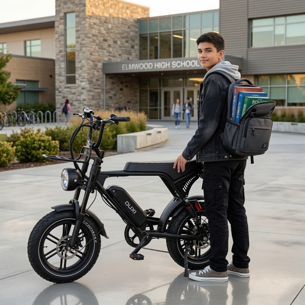 V8 Ultra Mini Elektrische Fatbike – Compact, Krachtig en Comfortabel
