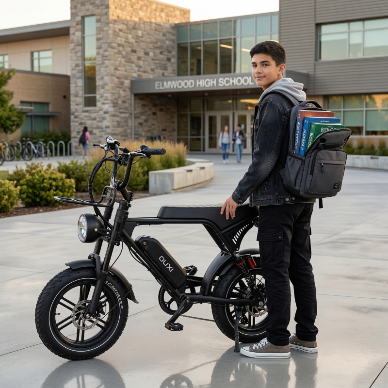 V8 Ultra Mini Elektrische Fatbike – Compact, Krachtig en Comfortabel