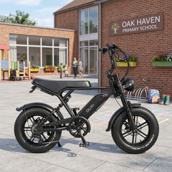 OUXI H9 Mini Elektrische Fatbike – Compact, Krachtig en Comfortabel