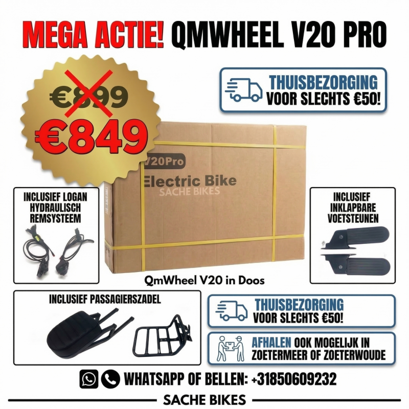 Qmwheel V20 pro in doos