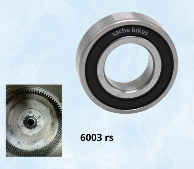 6003 RS Lager ouxi qmwheel en overige merken 17*35*10 Mm  6003 Rs Fiets Hub Voor Achter Hubs Wiel 17X35X10Mm 6003 2RS Ballen Lager6003 Rs Ddu Lagers Diepe Groef Kogellagers