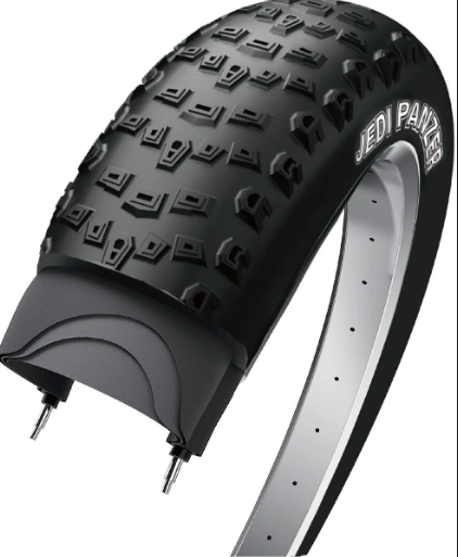 Buitenband Edge Jedi Fatbike 20 x 4.00" / 100-406 - zwart