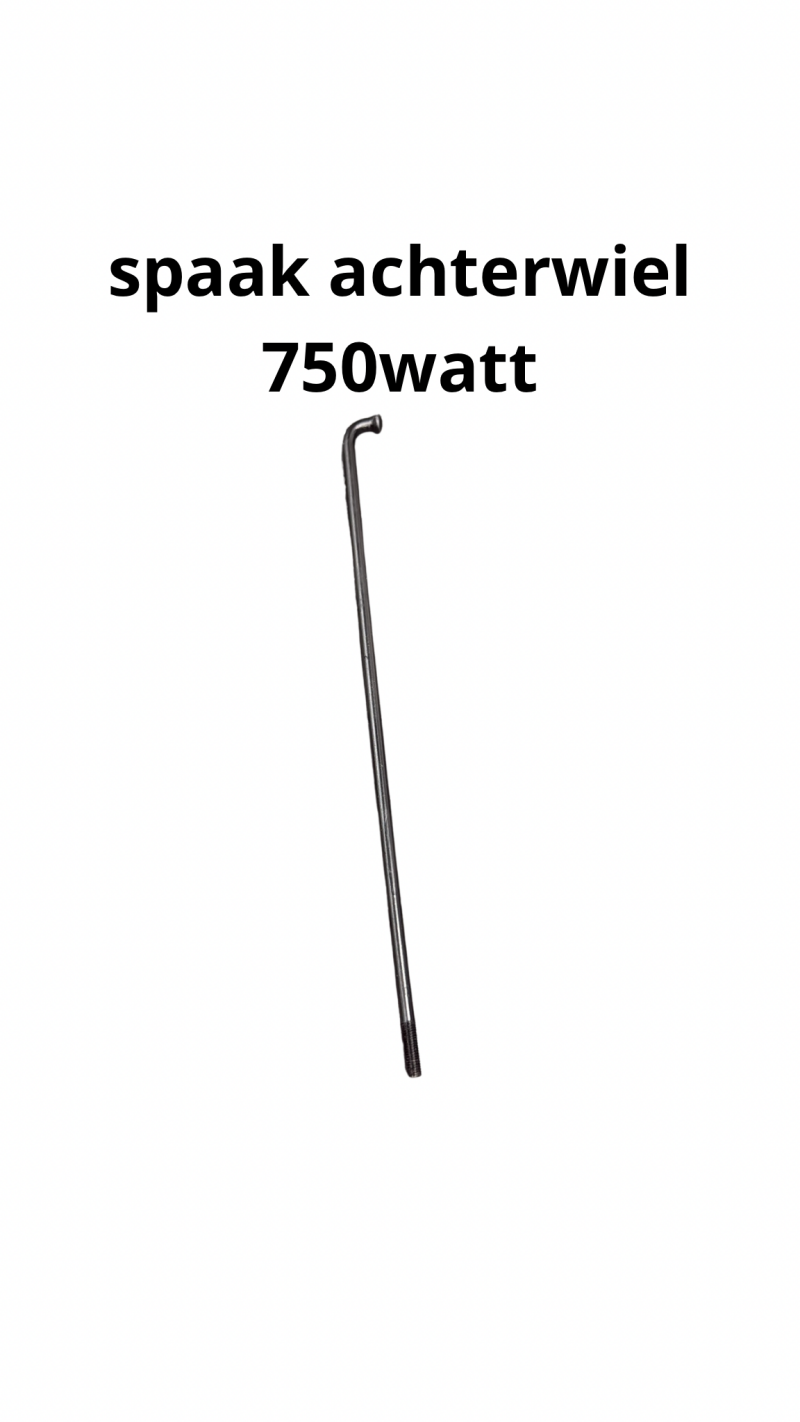 Spaak achtervelg motor 750watt
