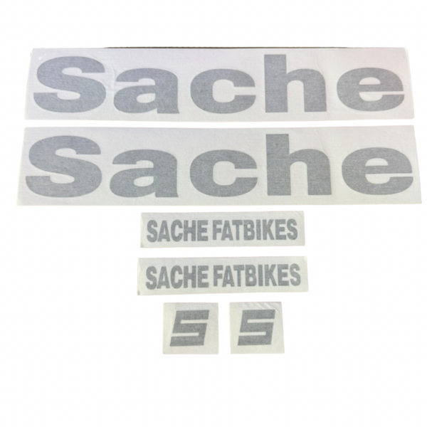 Sticker Grijs - Zwart
